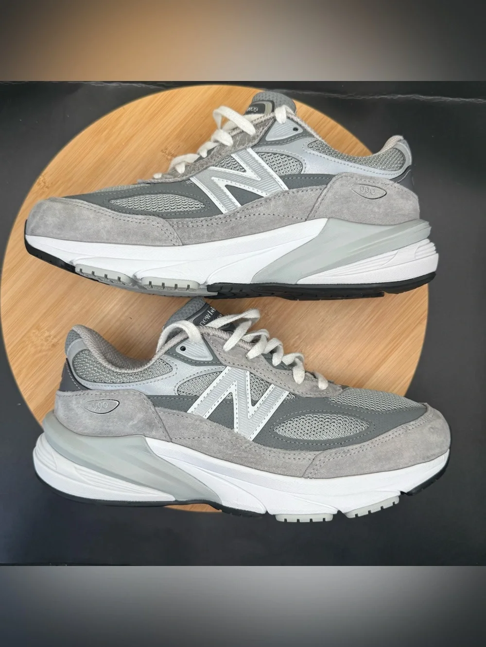 New Balance 990 V6 Castle Rock/ Grey Men’s Size 7.5 4E (Extra Wide)